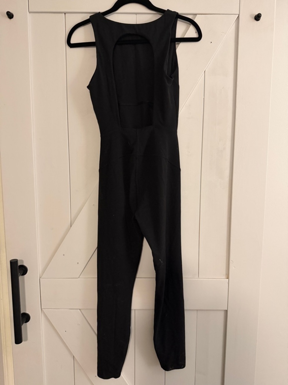 Vuori Black Sleeveless Cutout Jumpsuit